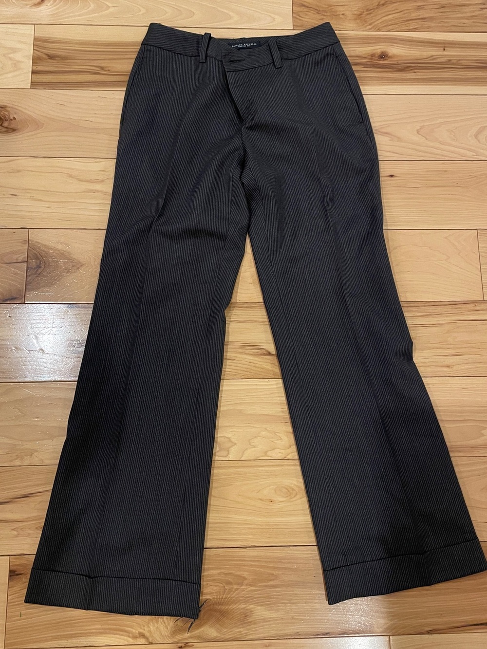 Banana Republic Dark Pinstripe Dress Pants